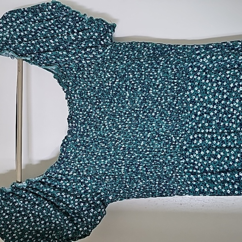 Alya Teal Floral Dress​